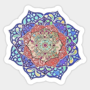 Rosy Mandala Sticker